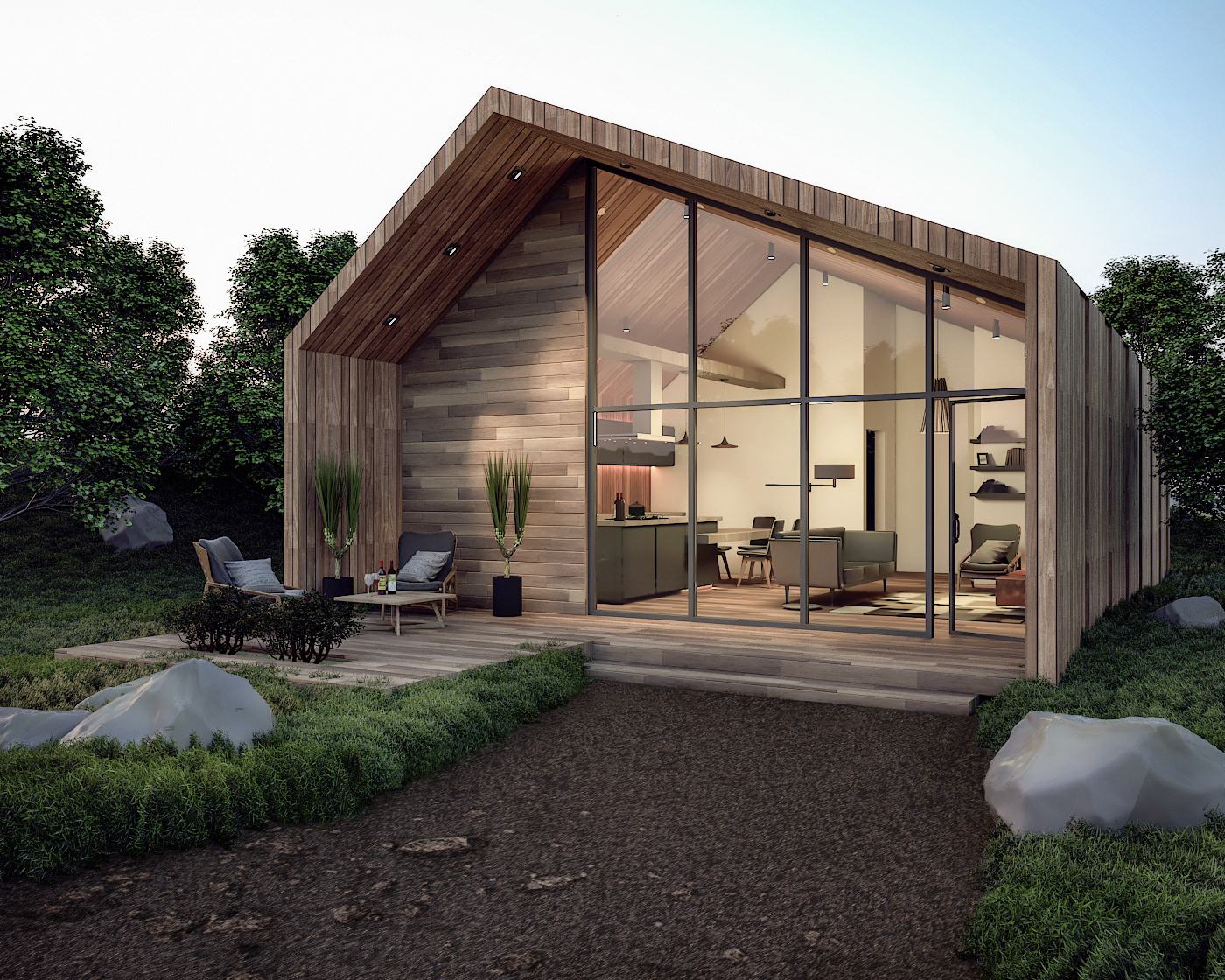 Casas prefabricadas en Los Angeles Cotiza casas económicas.